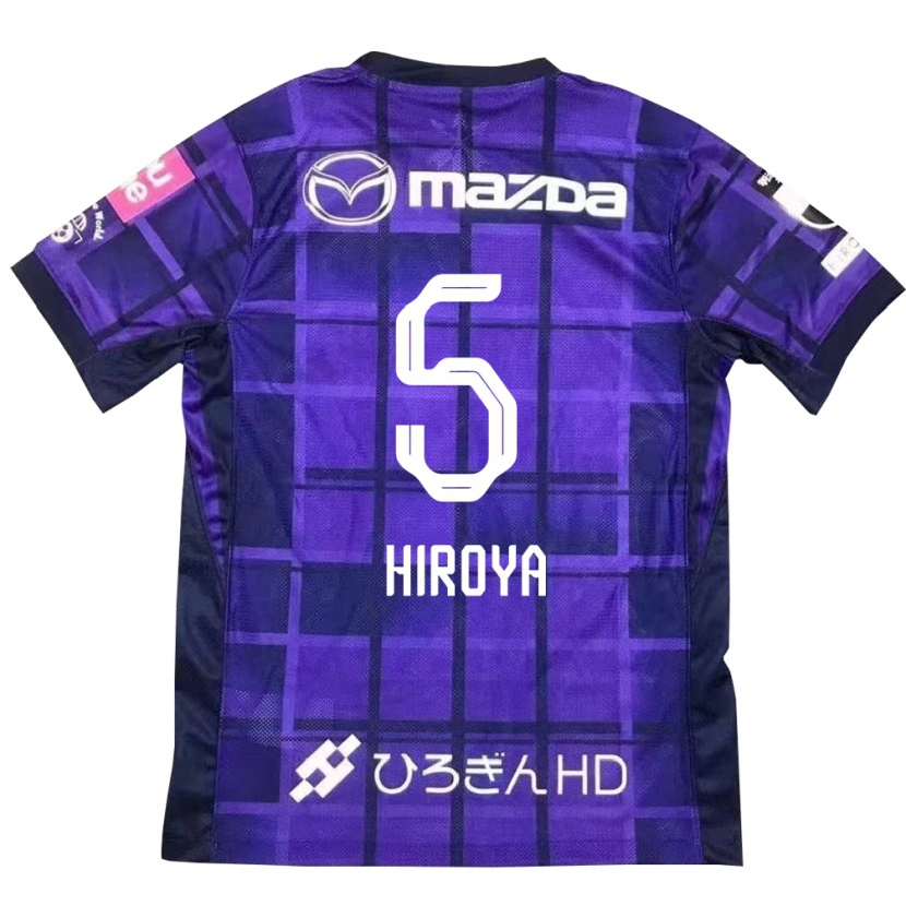 Danxen Män Hiroya Matsumoto #5 Lila Orange Hemmatröja Matchtröjor 2025/26 Tröjor T-Tröja