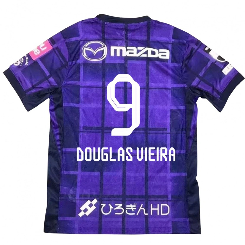 Danxen Män Douglas Vieira #9 Vit Orange Hemmatröja Matchtröjor 2025/26 Tröjor T-Tröja
