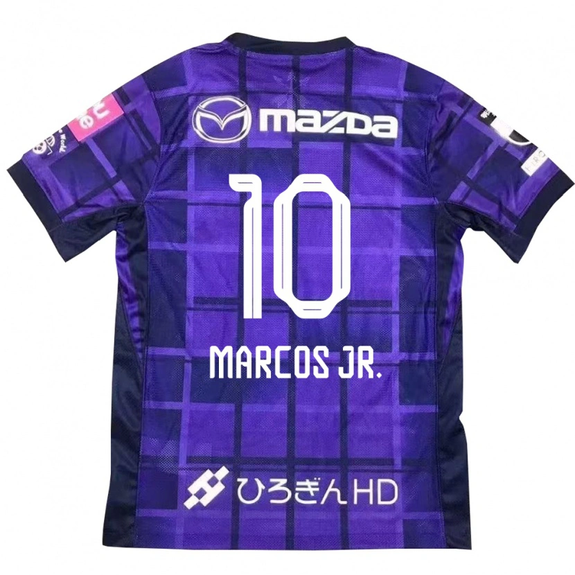 Danxen Män Marcos Júnior #10 Lila Orange Hemmatröja Matchtröjor 2025/26 Tröjor T-Tröja