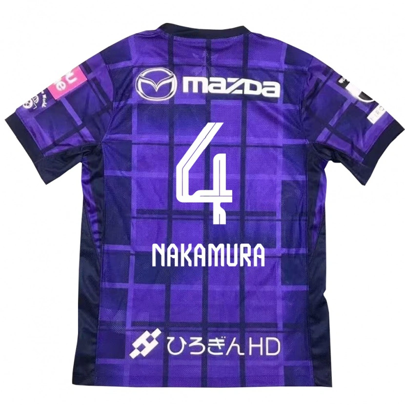 Danxen Män Kaede Nakamura #4 Lila Orange Hemmatröja Matchtröjor 2025/26 Tröjor T-Tröja