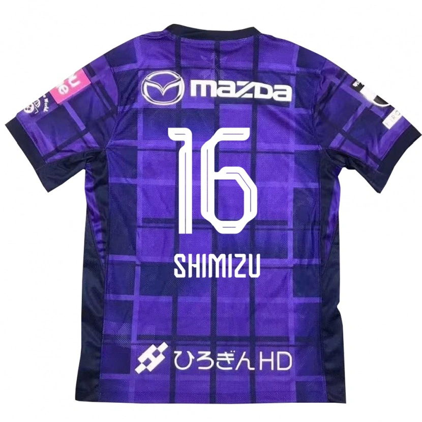 Danxen Män Kohei Shimizu #16 Lila Orange Hemmatröja Matchtröjor 2025/26 Tröjor T-Tröja
