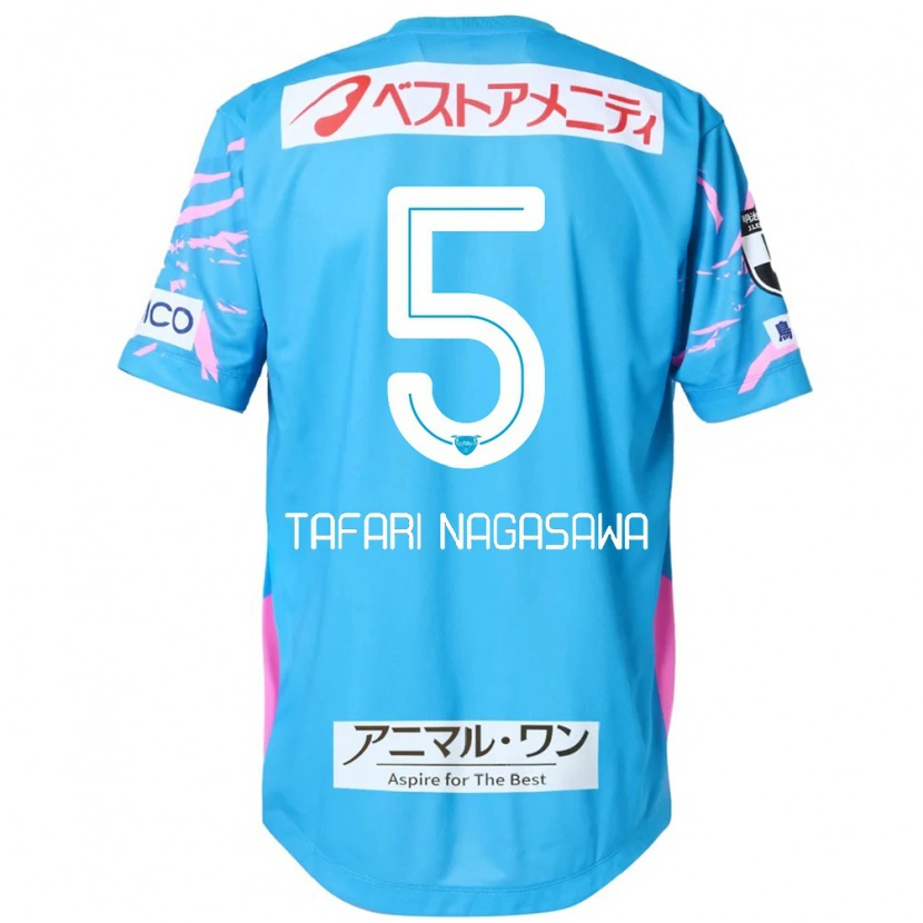 Danxen Män Shiva Tafari Nagasawa #5 Blå Rosa Hemmatröja Matchtröjor 2025/26 Tröjor T-Tröja