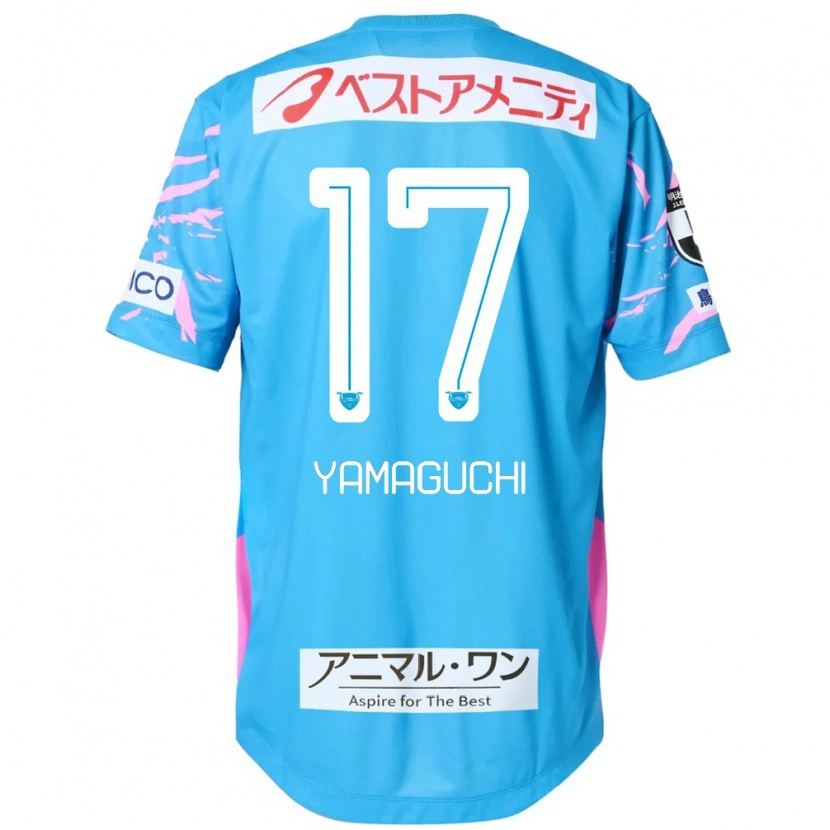 Danxen Män Hikaru Yamaguchi #17 Blå Rosa Hemmatröja Matchtröjor 2025/26 Tröjor T-Tröja