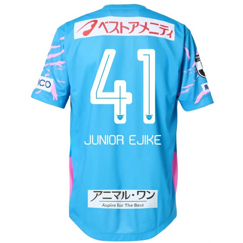 Danxen Män Ibuki Vincent Junior Ejike #41 Blå Rosa Hemmatröja Matchtröjor 2025/26 Tröjor T-Tröja