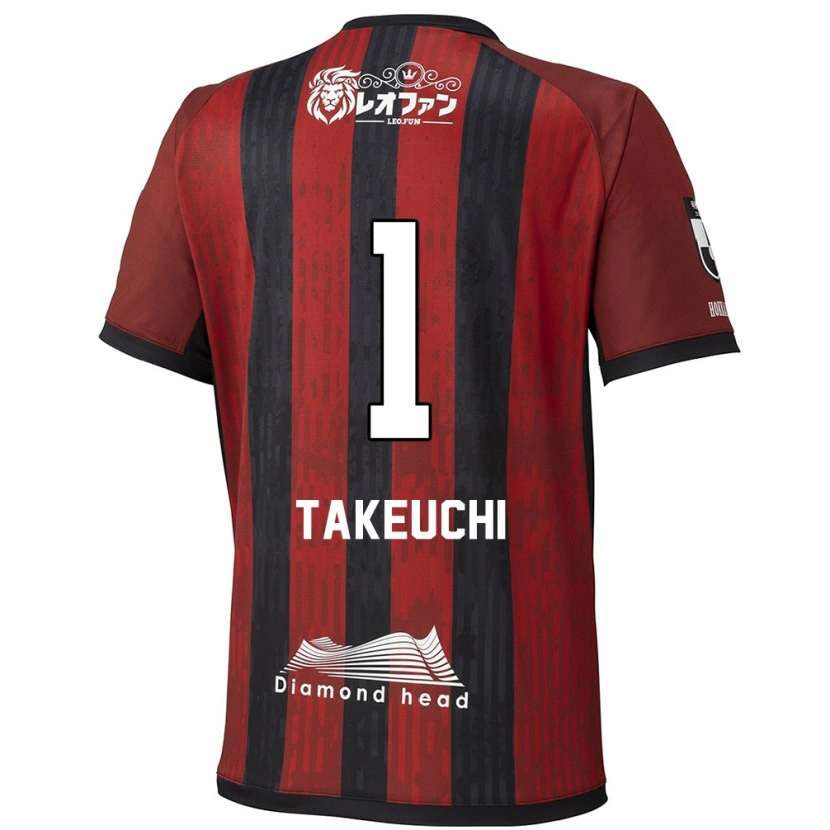 Danxen Män Ryuma Takeuchi #1 Röd Svart Hemmatröja Matchtröjor 2025/26 Tröjor T-Tröja