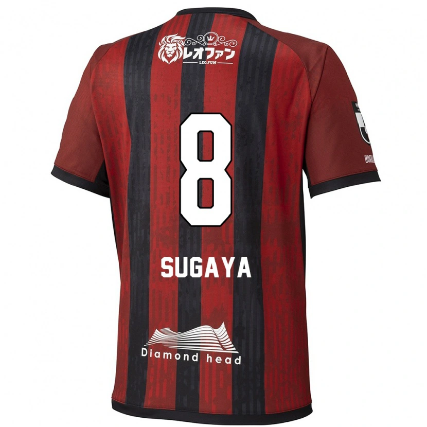 Danxen Män Shuto Sugaya #8 Röd Svart Hemmatröja Matchtröjor 2025/26 Tröjor T-Tröja