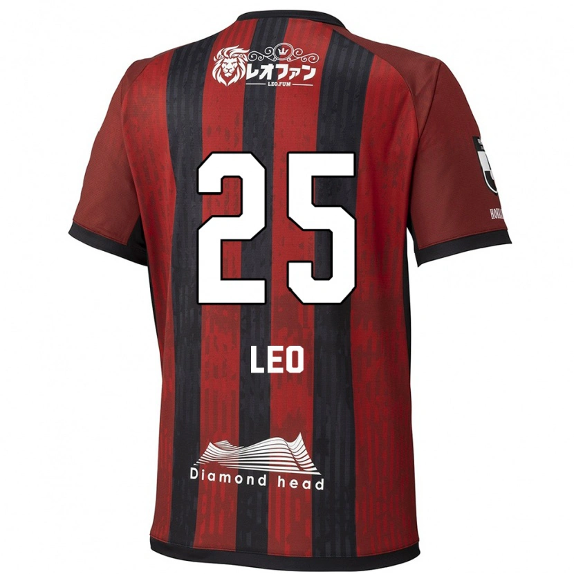 Danxen Män Leo Osaki #25 Röd Svart Hemmatröja Matchtröjor 2025/26 Tröjor T-Tröja