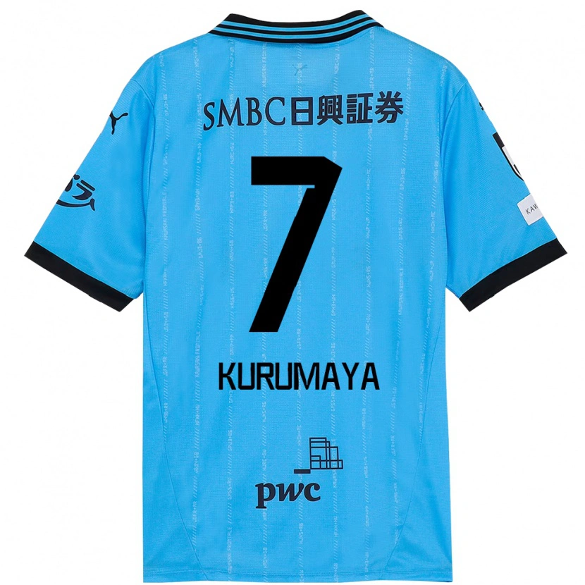 Danxen Män Shintaro Kurumaya #7 Himmelsblå Svart Hemmatröja Matchtröjor 2025/26 Tröjor T-Tröja