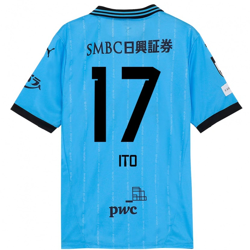 Danxen Män Tatsuya Ito #17 Himmelsblå Svart Hemmatröja Matchtröjor 2025/26 Tröjor T-Tröja