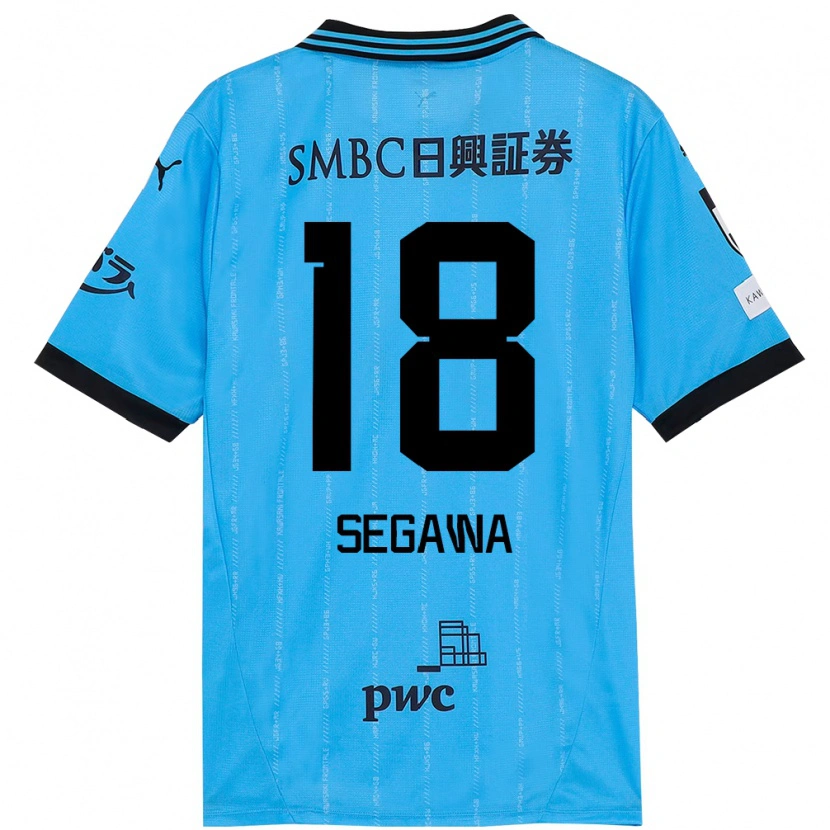 Danxen Män Yusuke Segawa #18 Himmelsblå Svart Hemmatröja Matchtröjor 2025/26 Tröjor T-Tröja