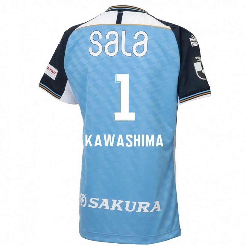 Danxen Män Eiji Kawashima #1 Himmelsblå Svart Hemmatröja Matchtröjor 2025/26 Tröjor T-Tröja