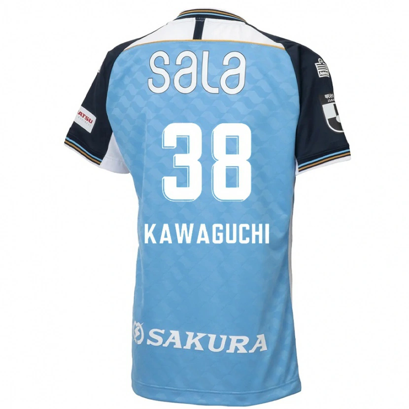 Danxen Män Naoki Kawaguchi #38 Himmelsblå Svart Hemmatröja Matchtröjor 2025/26 Tröjor T-Tröja