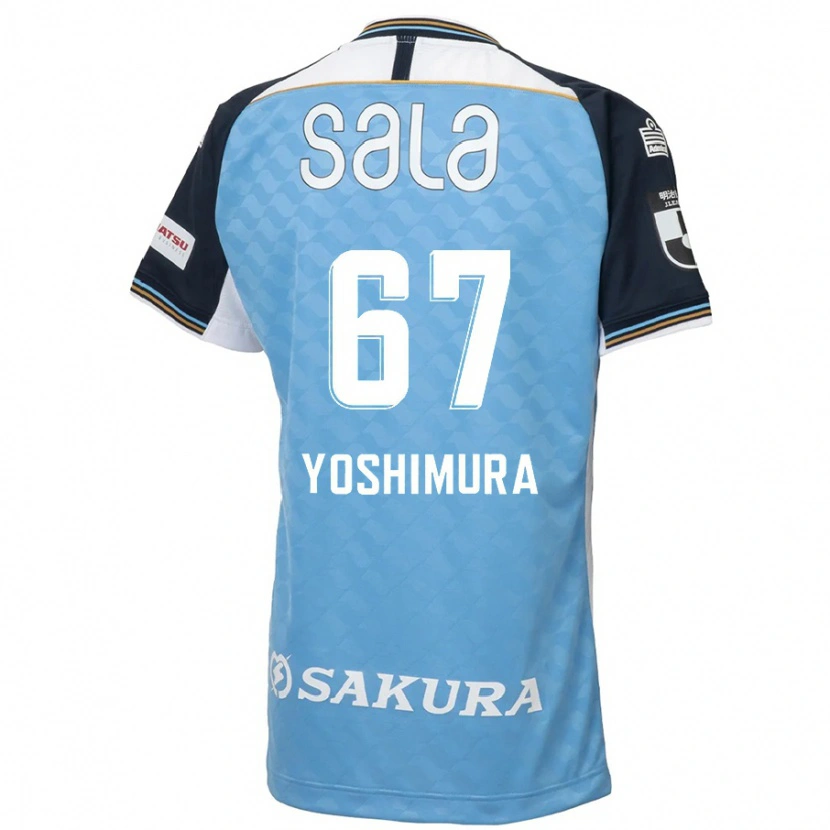 Danxen Män Ryusei Yoshimura #67 Himmelsblå Svart Hemmatröja Matchtröjor 2025/26 Tröjor T-Tröja