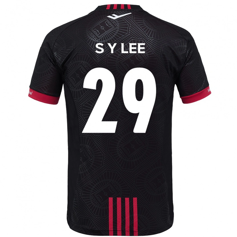 Danxen Män Seong-Yun Lee #29 Svart Röd Hemmatröja Matchtröjor 2025/26 Tröjor T-Tröja