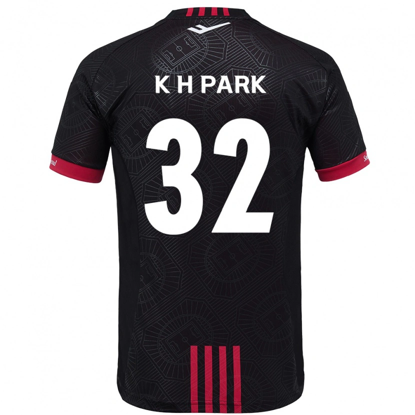 Danxen Män Han-Kyul Park #32 Svart Röd Hemmatröja Matchtröjor 2025/26 Tröjor T-Tröja