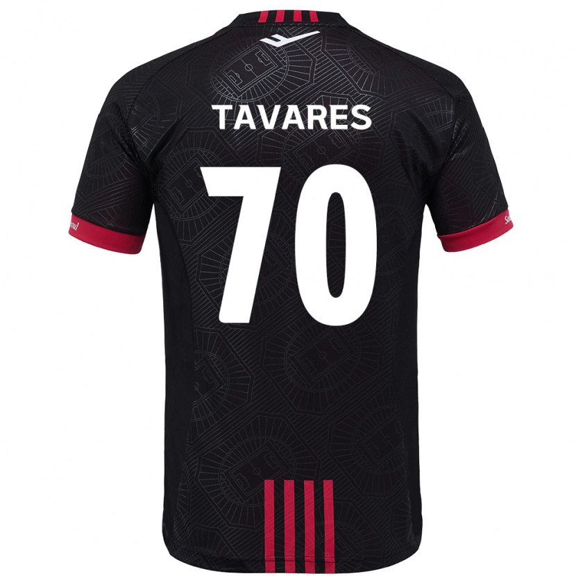Danxen Män Ronaldo Tavares #70 Svart Röd Hemmatröja Matchtröjor 2025/26 Tröjor T-Tröja