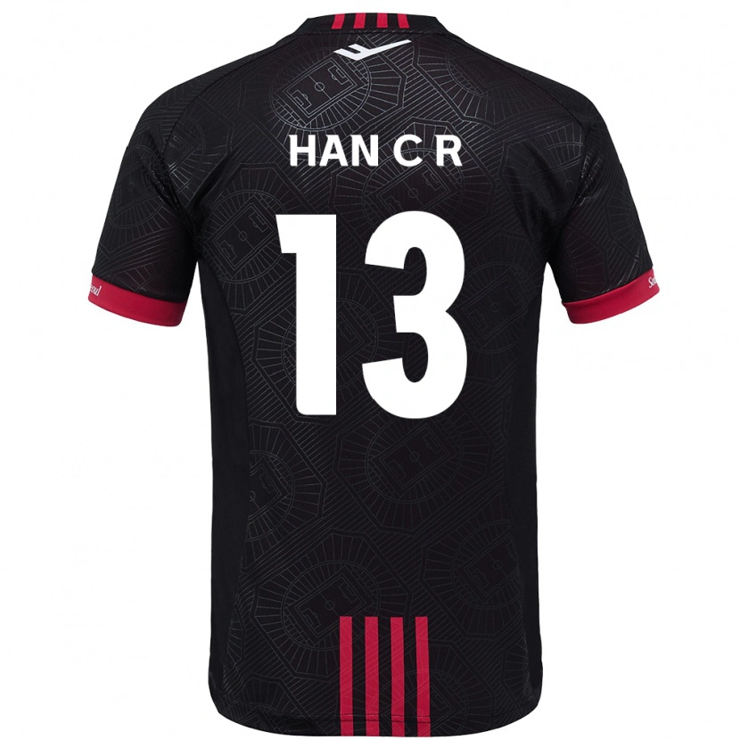 Danxen Män Han Chae-Rin #13 Svart Röd Hemmatröja Matchtröjor 2025/26 Tröjor T-Tröja