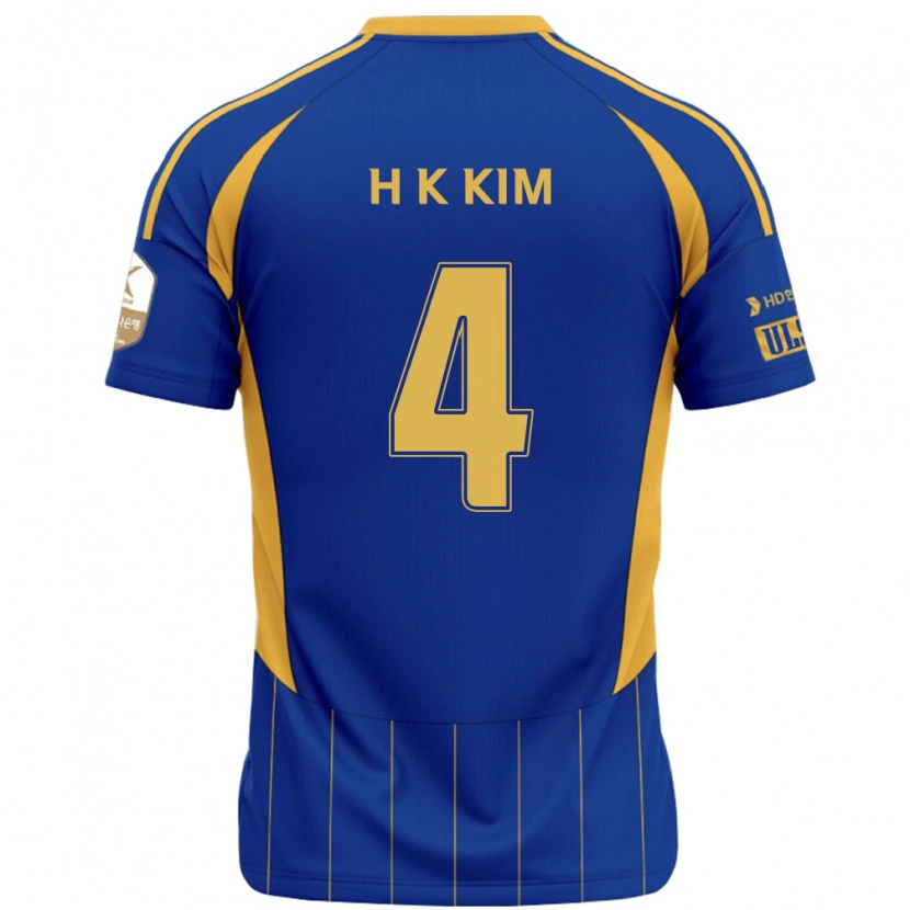 Danxen Män Kee-Hee Kim #4 Kungsblå Gul Hemmatröja Matchtröjor 2025/26 Tröjor T-Tröja
