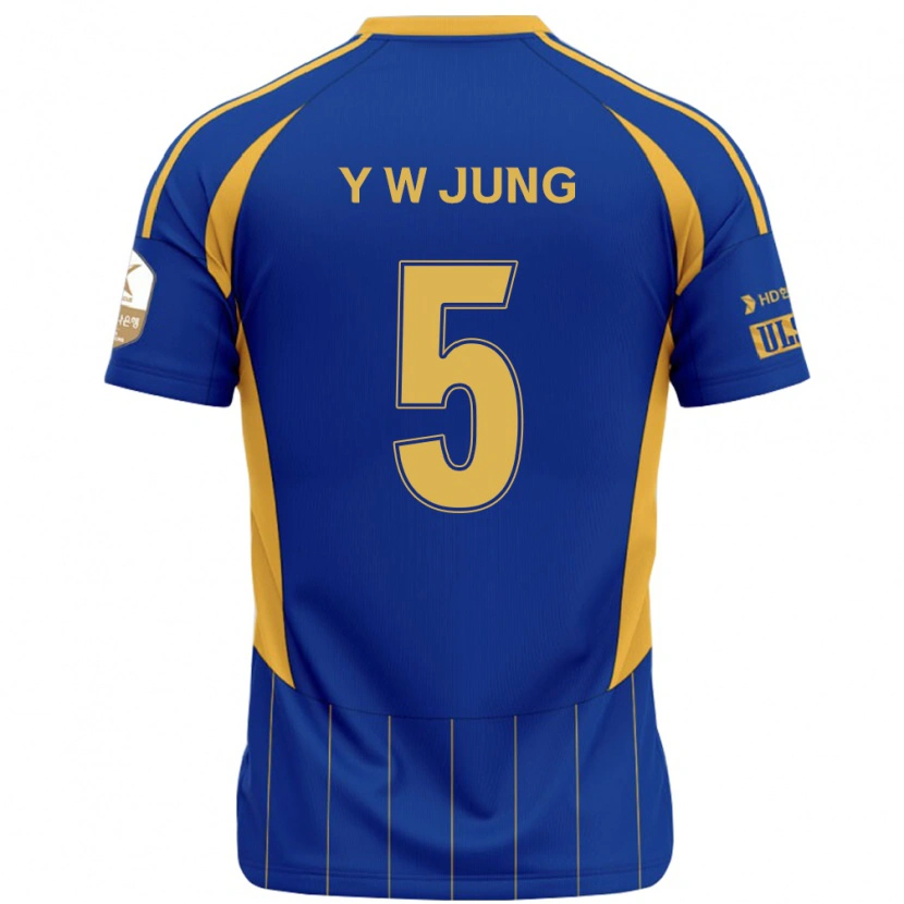 Danxen Män Woo-Young Jung #5 Kungsblå Gul Hemmatröja Matchtröjor 2025/26 Tröjor T-Tröja