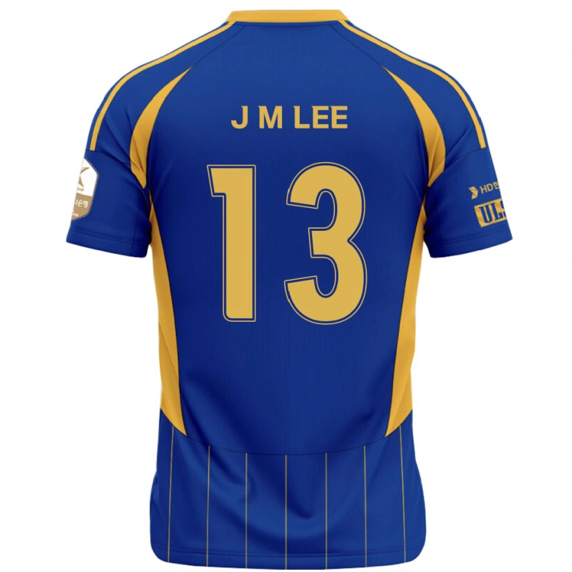 Danxen Män Myung-Jae Lee #13 Kungsblå Gul Hemmatröja Matchtröjor 2025/26 Tröjor T-Tröja