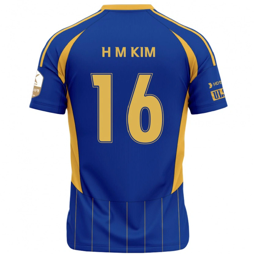 Danxen Män Ha-Min Kim #16 Kungsblå Gul Hemmatröja Matchtröjor 2025/26 Tröjor T-Tröja