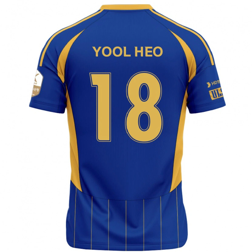 Danxen Män Yool Heo #18 Kungsblå Gul Hemmatröja Matchtröjor 2025/26 Tröjor T-Tröja