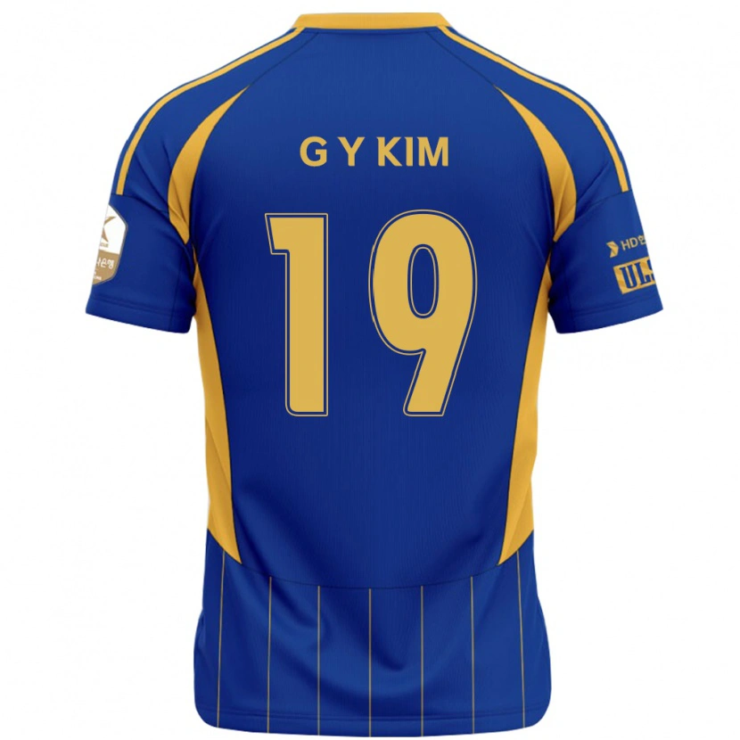 Danxen Män Young-Gwon Kim #19 Kungsblå Gul Hemmatröja Matchtröjor 2025/26 Tröjor T-Tröja