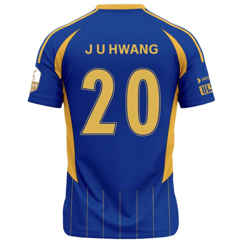 Danxen Män Ui-Jun Hwang #20 Kungsblå Gul Hemmatröja Matchtröjor 2025/26 Tröjor T-Tröja