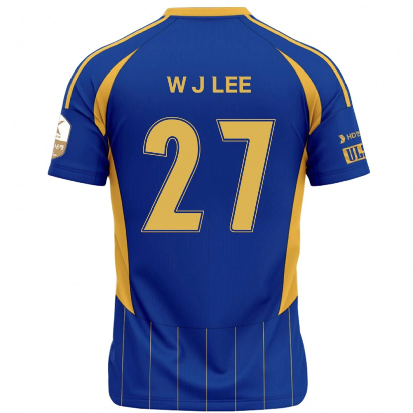 Danxen Män Ji-Woo Lee #27 Kungsblå Gul Hemmatröja Matchtröjor 2025/26 Tröjor T-Tröja