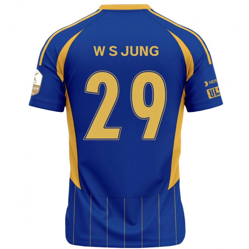 Danxen Män Woo-Seok Jung #29 Kungsblå Gul Hemmatröja Matchtröjor 2025/26 Tröjor T-Tröja