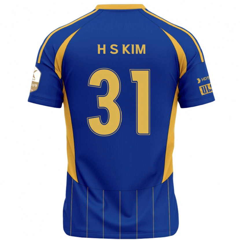 Danxen Män Se-Hyoung Kim #31 Kungsblå Gul Hemmatröja Matchtröjor 2025/26 Tröjor T-Tröja