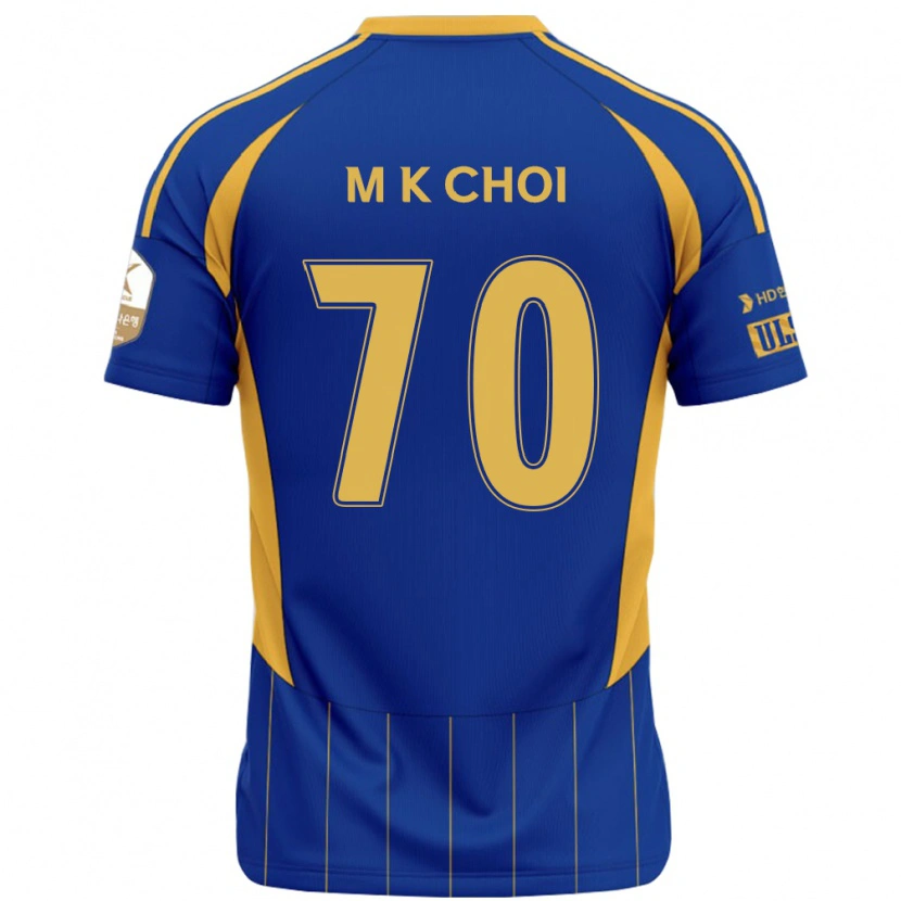 Danxen Män Kang-Min Choi #70 Kungsblå Gul Hemmatröja Matchtröjor 2025/26 Tröjor T-Tröja