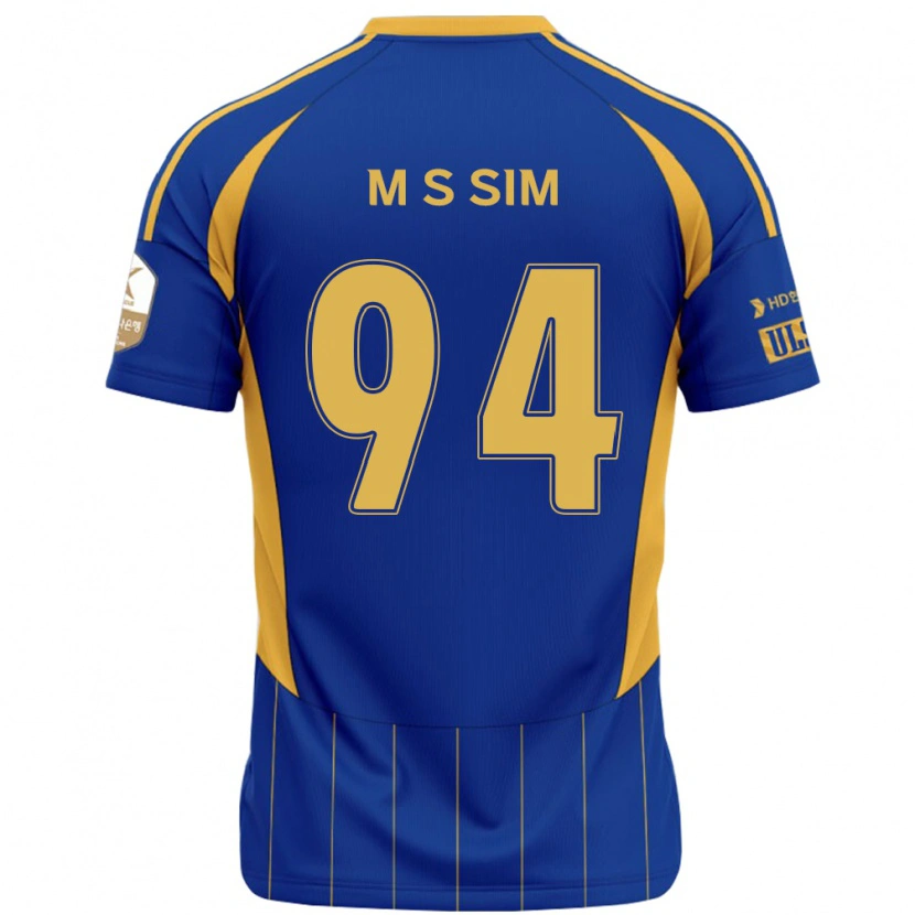 Danxen Män Sang-Min Sim #94 Kungsblå Gul Hemmatröja Matchtröjor 2025/26 Tröjor T-Tröja