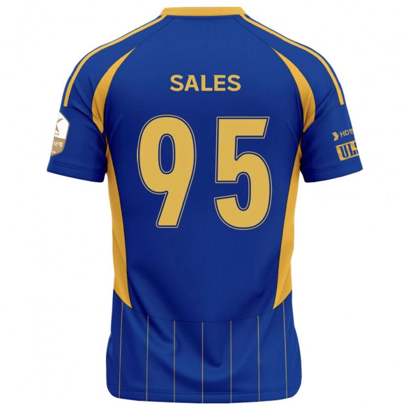 Danxen Män Matheus Sales #95 Kungsblå Gul Hemmatröja Matchtröjor 2025/26 Tröjor T-Tröja