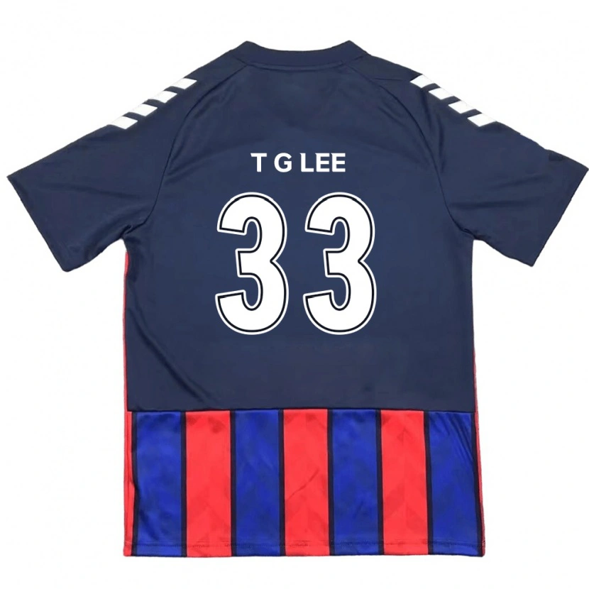 Danxen Män Taek-Geun Lee #33 Kungsblå Röd Hemmatröja Matchtröjor 2025/26 Tröjor T-Tröja