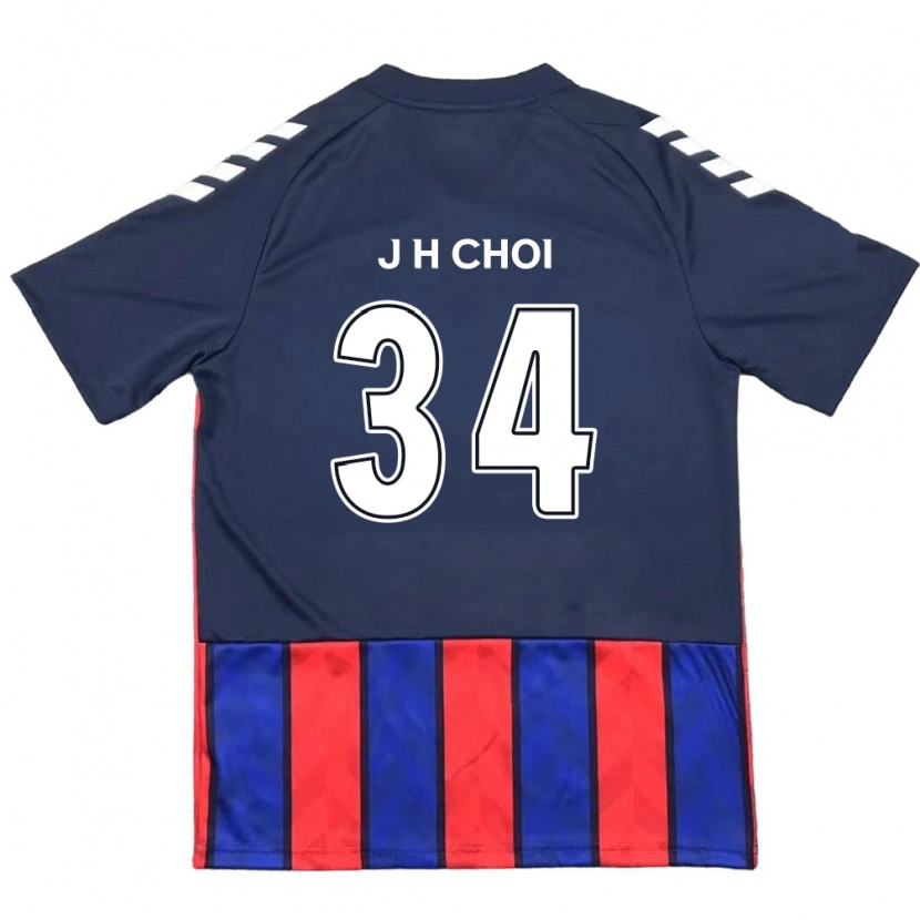 Danxen Män Jin-Hyeok Choi #34 Kungsblå Röd Hemmatröja Matchtröjor 2025/26 Tröjor T-Tröja