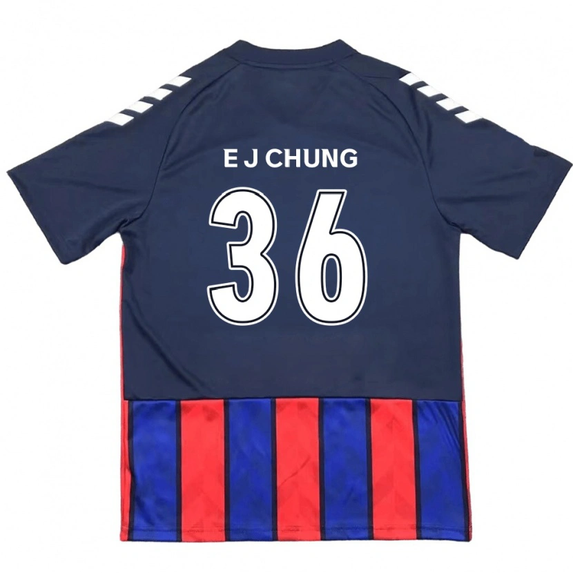 Danxen Män Joshua Eui-Jin Chung #36 Kungsblå Röd Hemmatröja Matchtröjor 2025/26 Tröjor T-Tröja