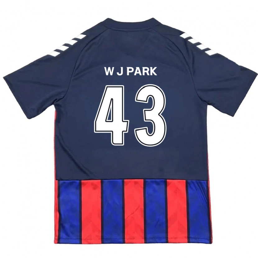 Danxen Män Jin-Woo Park #43 Kungsblå Röd Hemmatröja Matchtröjor 2025/26 Tröjor T-Tröja