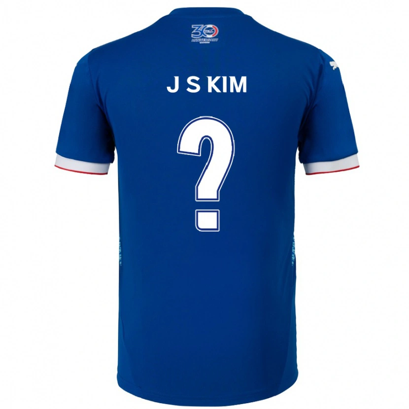 Danxen Män Seong-Ju Kim #0 Kungsblå Vit Hemmatröja Matchtröjor 2025/26 Tröjor T-Tröja