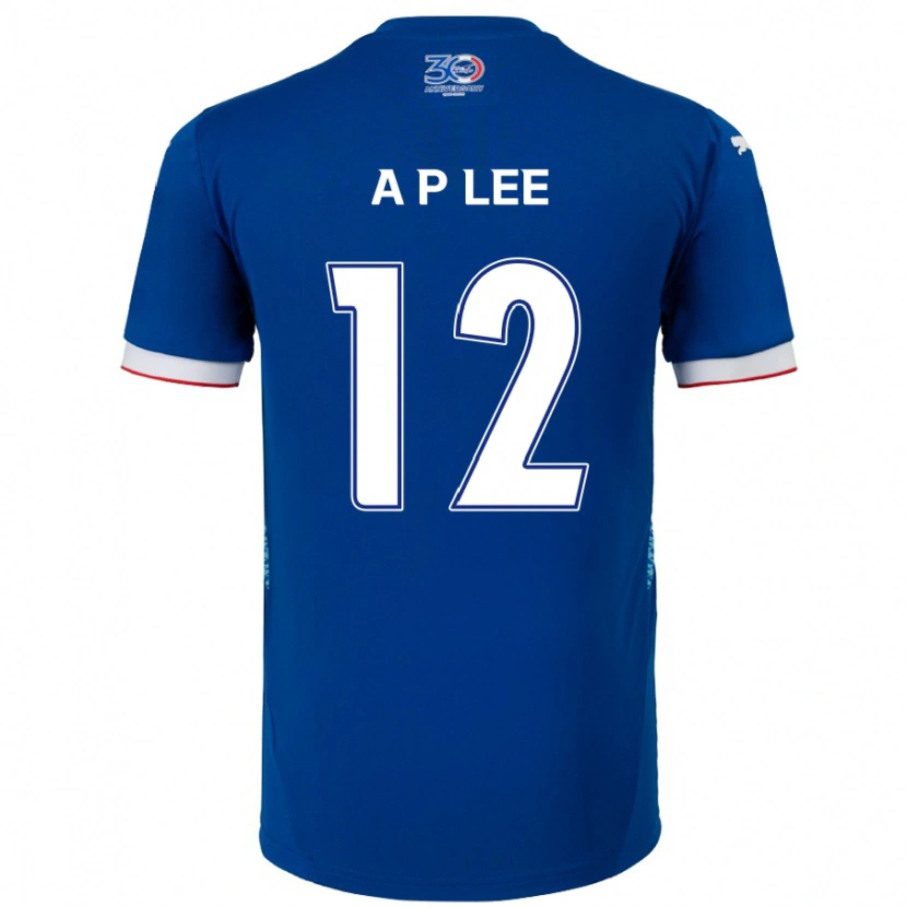 Danxen Män Pyeong-An Lee #12 Kungsblå Vit Hemmatröja Matchtröjor 2025/26 Tröjor T-Tröja
