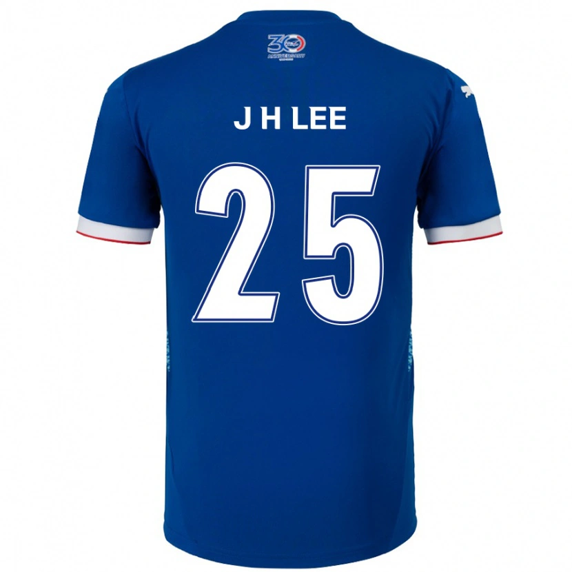 Danxen Män Jin-Hyuk Lee #25 Kungsblå Vit Hemmatröja Matchtröjor 2025/26 Tröjor T-Tröja