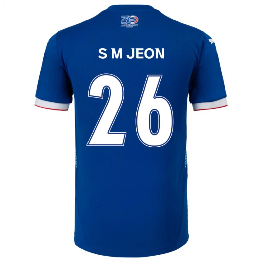 Danxen Män Min-Seung Jeon #26 Kungsblå Vit Hemmatröja Matchtröjor 2025/26 Tröjor T-Tröja