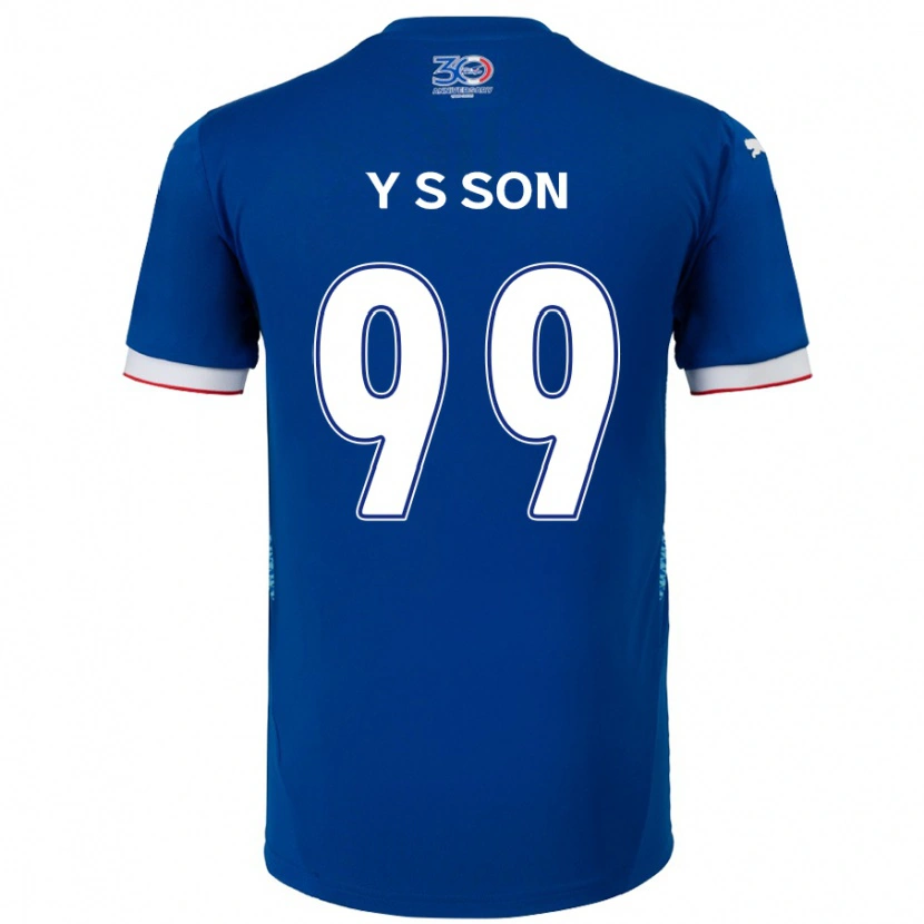 Danxen Män Suk-Yong Son #99 Kungsblå Vit Hemmatröja Matchtröjor 2025/26 Tröjor T-Tröja
