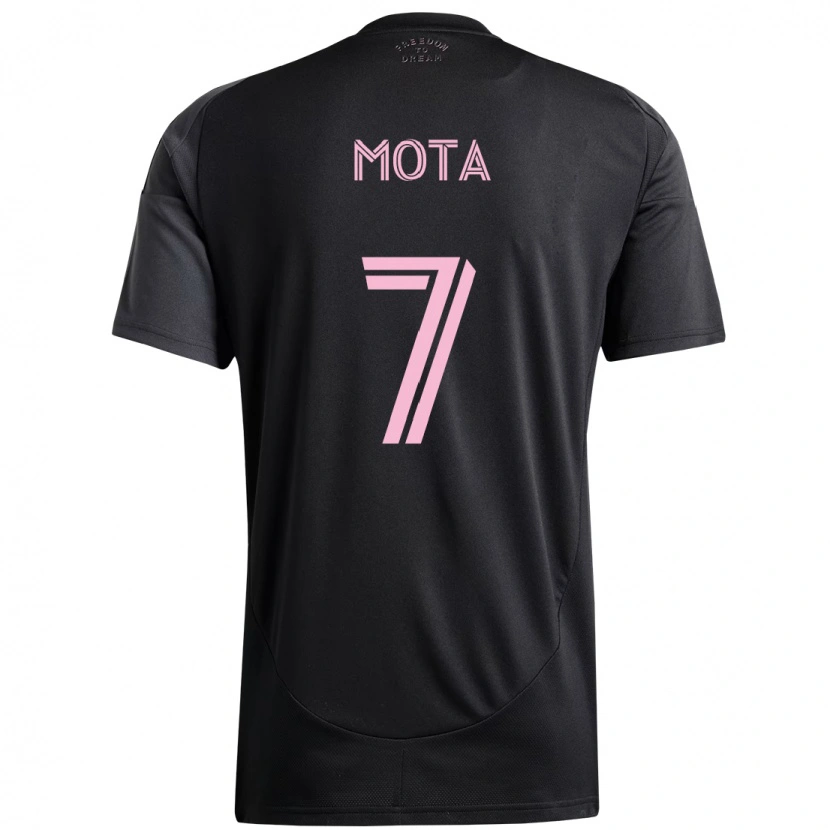 Danxen Män Jean Mota #7 Rosa Svart Bortatröja Matchtröjor 2025/26 Tröjor T-Tröja