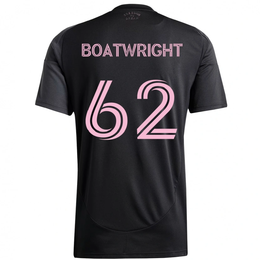 Danxen Män Israel Boatwright #62 Rosa Svart Bortatröja Matchtröjor 2025/26 Tröjor T-Tröja