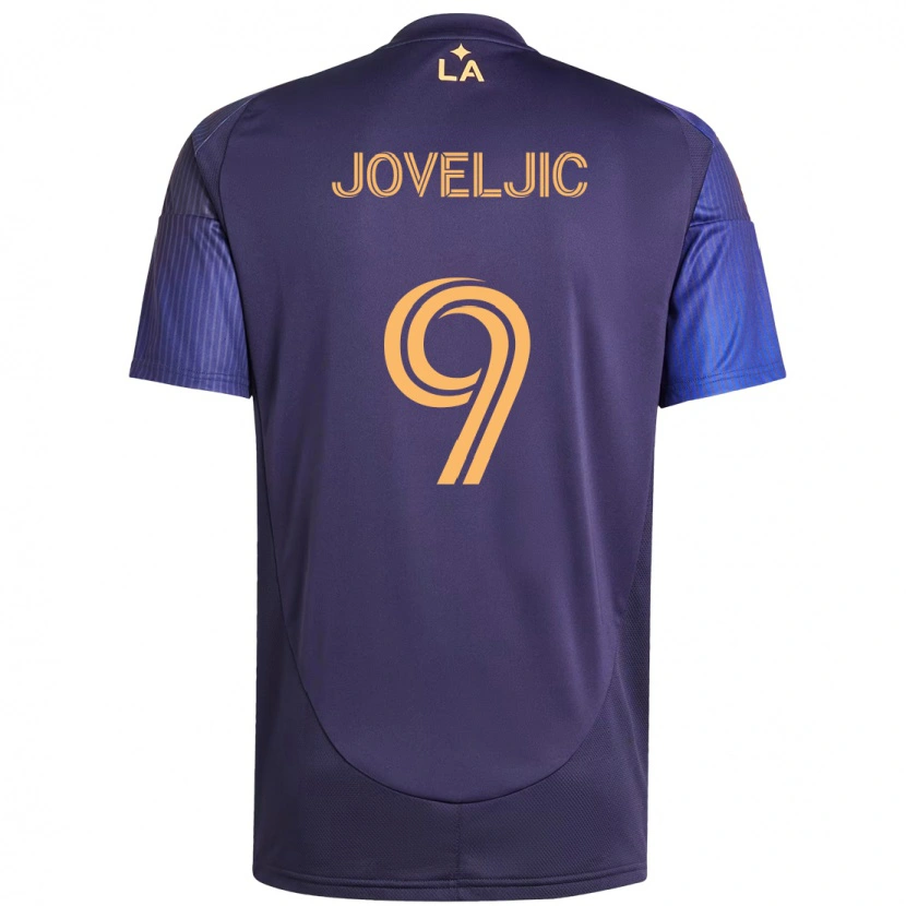 Danxen Män Dejan Joveljic #9 Vit Gul Bortatröja Matchtröjor 2025/26 Tröjor T-Tröja