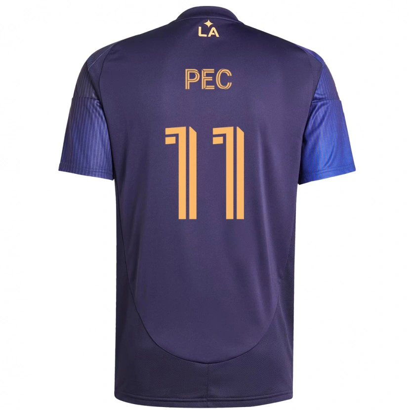 Danxen Män Gabriel Pec #11 Lila Blå Bortatröja Matchtröjor 2025/26 Tröjor T-Tröja