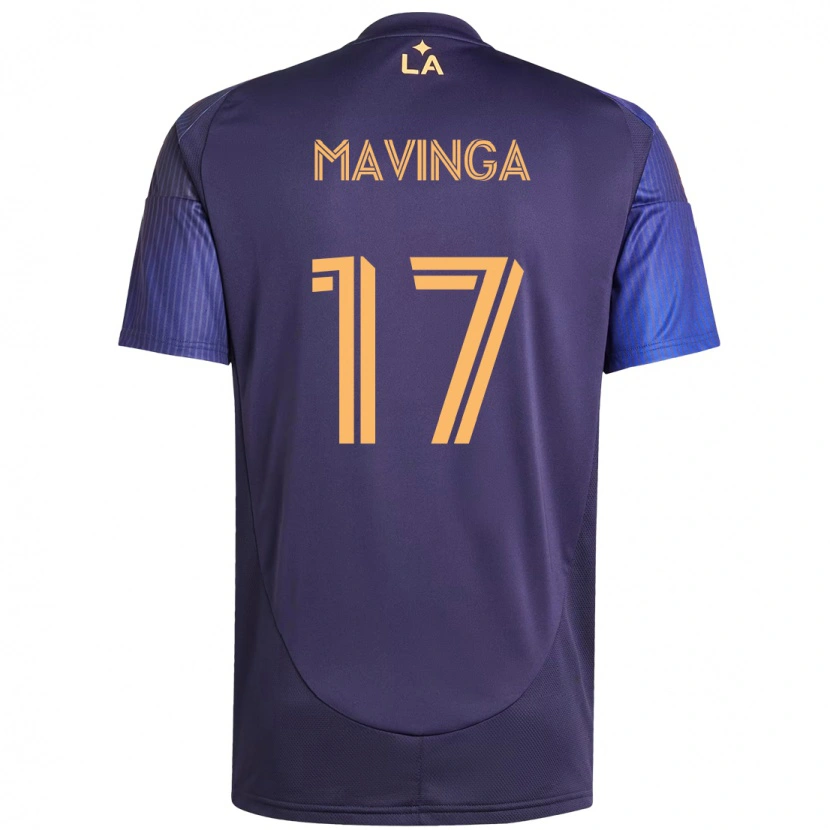 Danxen Män Chris Mavinga #17 Lila Blå Bortatröja Matchtröjor 2025/26 Tröjor T-Tröja