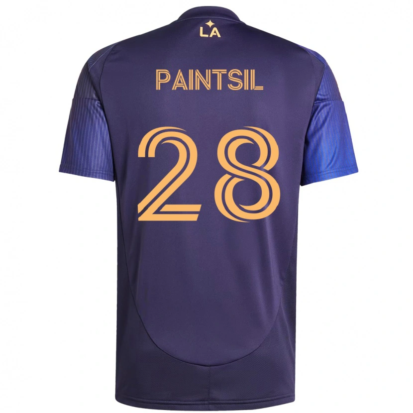 Danxen Män Joseph Paintsil #28 Lila Blå Bortatröja Matchtröjor 2025/26 Tröjor T-Tröja