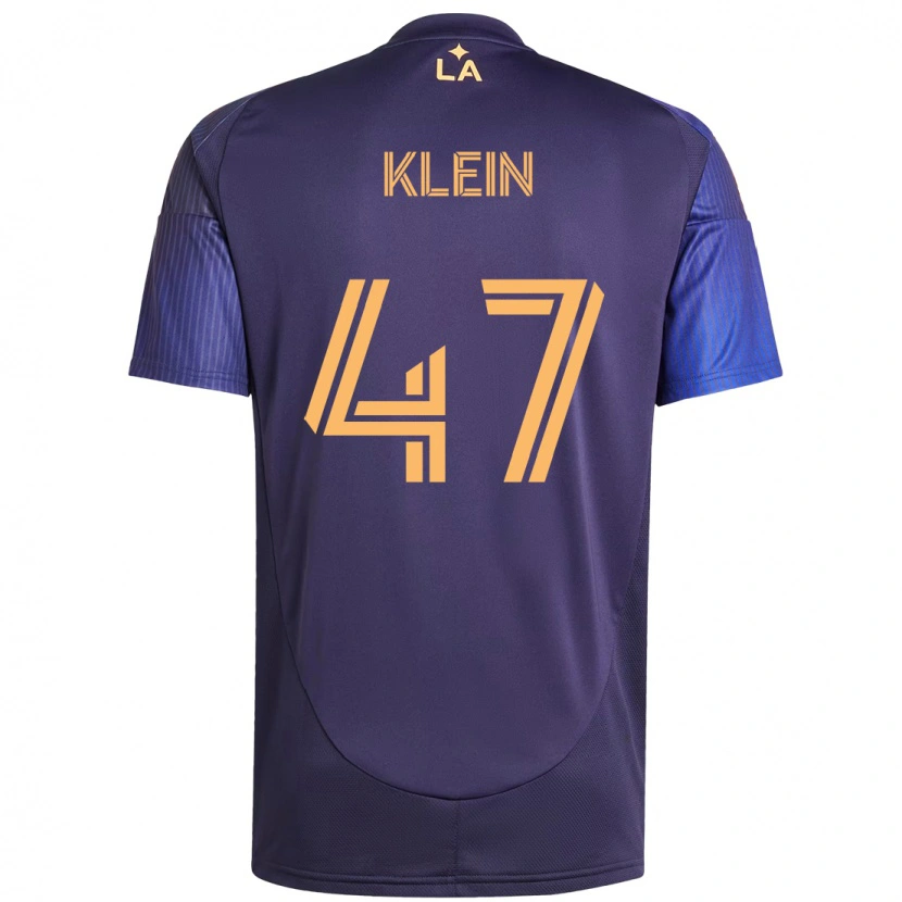 Danxen Män Carson Klein #47 Lila Blå Bortatröja Matchtröjor 2025/26 Tröjor T-Tröja